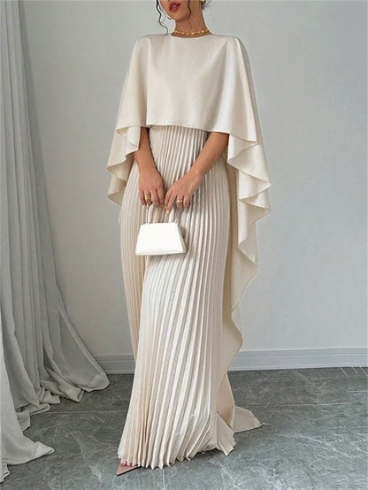 Pleated Irregular Dress