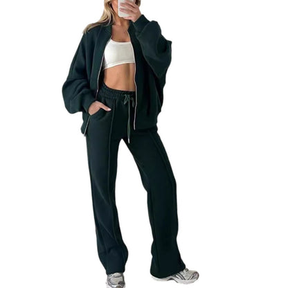 Women's Casual Long Sleeve Sweatshirt and Pants Set
