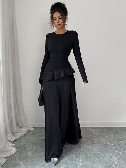 Elegant Long Sleeve Lace Dress