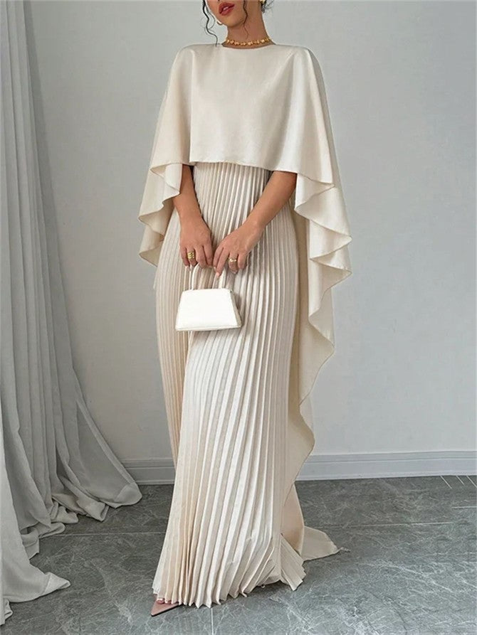 Pleated Irregular Dress