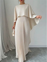 Pleated Irregular Dress