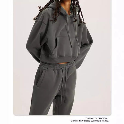 Autumn/Winter Casual Fashion Hoodie Set for Women