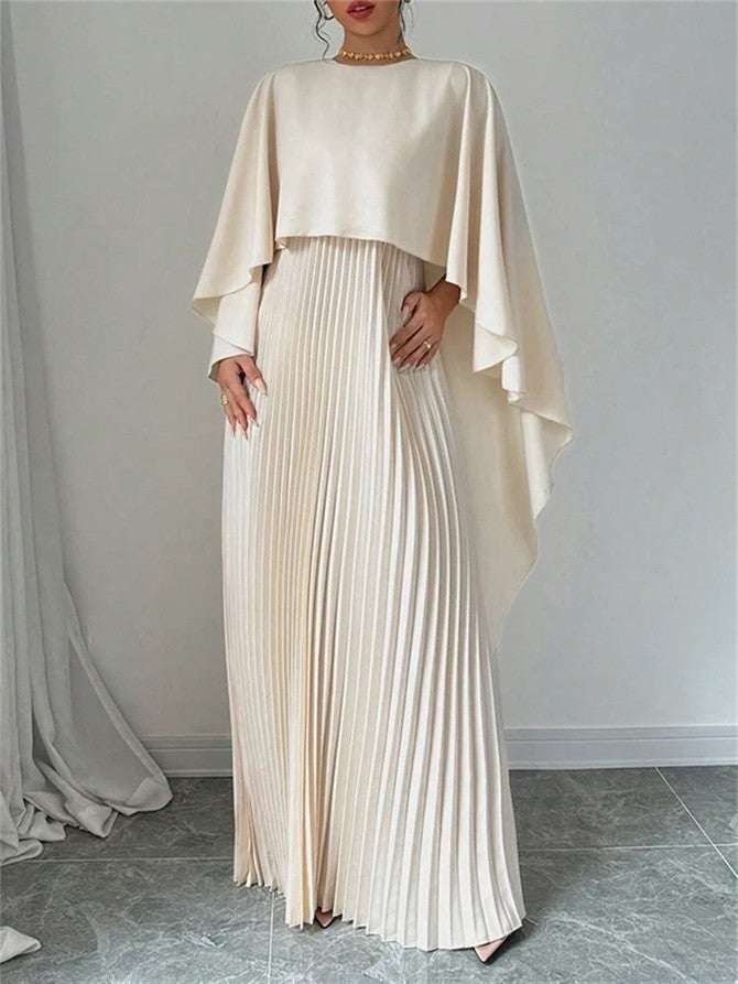 Pleated Irregular Dress