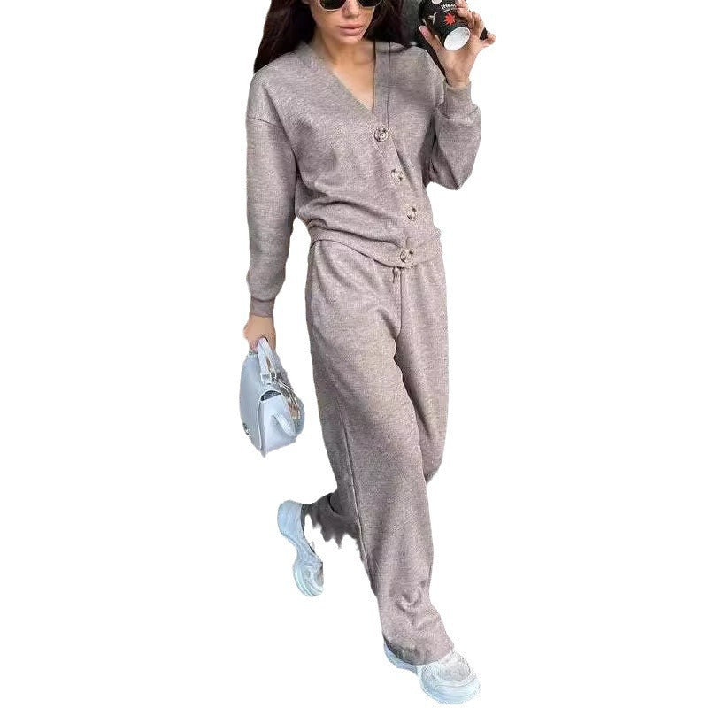 Casual jacket sportswear set